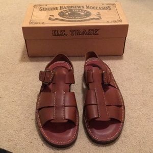 NWT men’s H.S. Trask genuine leather sandals